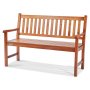 VEVOR Garden Bench Terrace Bench made of wood, 127 cm Park Bench Resting Bench 363 kg load, 3 person Garden and Park capacity Bench with backrest & armrests, Vintage bench for garden, park, yard, veranda etc.