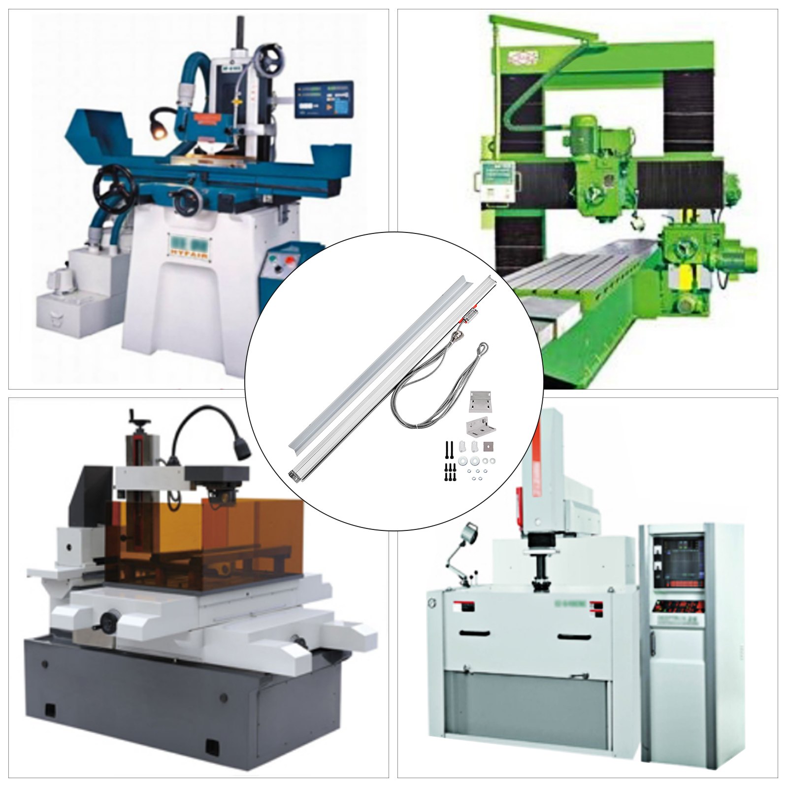 Vevor Escala Lineal Para Máquina De Fresado Codificador Lineal óptico 1.500 Mm