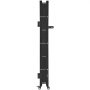 VEVOR Single Folding Security Gate, Lockable Scissor Gate with 360° Swivel Casters, Outdoor Barricade Steel Retractable Gates, for Entry Security, Garage, Warehouse & Pool, 1800 x 1610 mm (W x H)