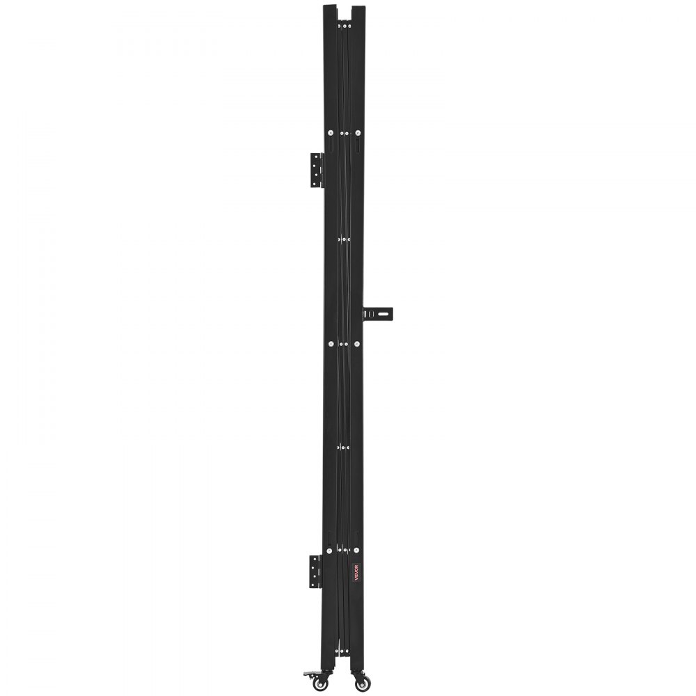 VEVOR Puerta de Seguridad Plegable Individual, Puerta Retráctil  de Tijera de Acero 1260 x 1975 mm con Cerradura y Ruedas Giratorias de 360° para Seguridad de Entrada, Garaje, Almacén y Piscina