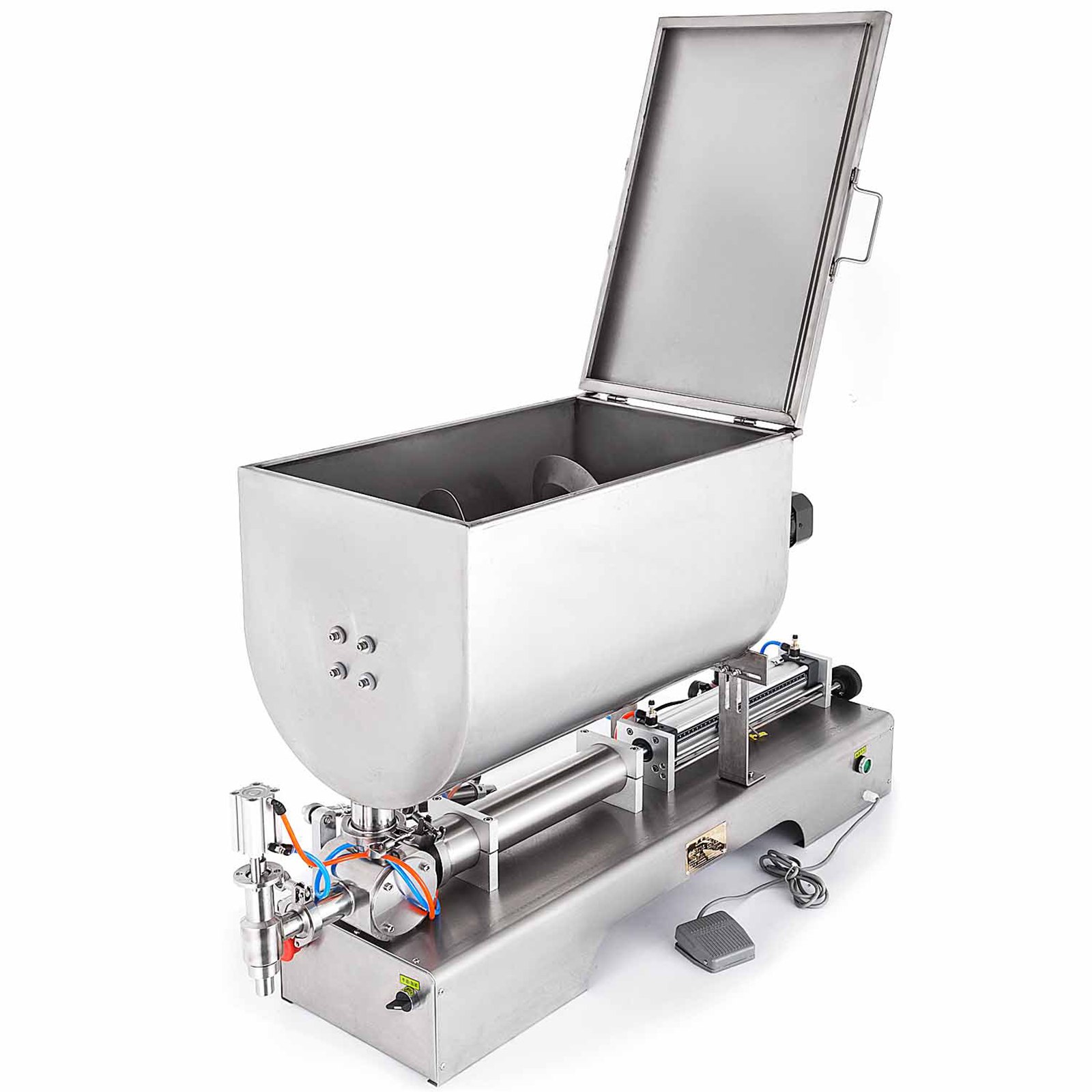 Máquina De Llenado De Líquido Y Pasta De 100-1000 Ml Motor Neumático De Cobre