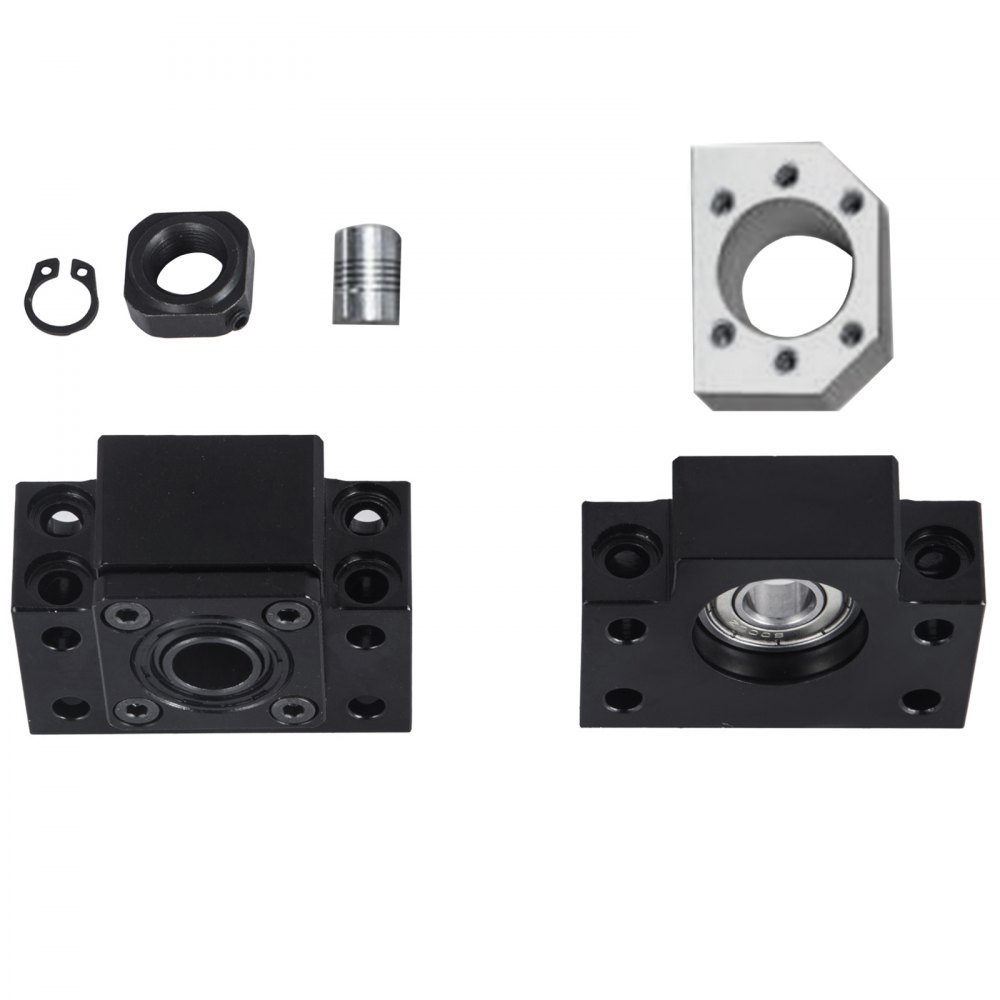 Sfu1605-1200mm Husillo De Bolas Bf12 /bk12 + Acoplador + Tuercas De Bolas