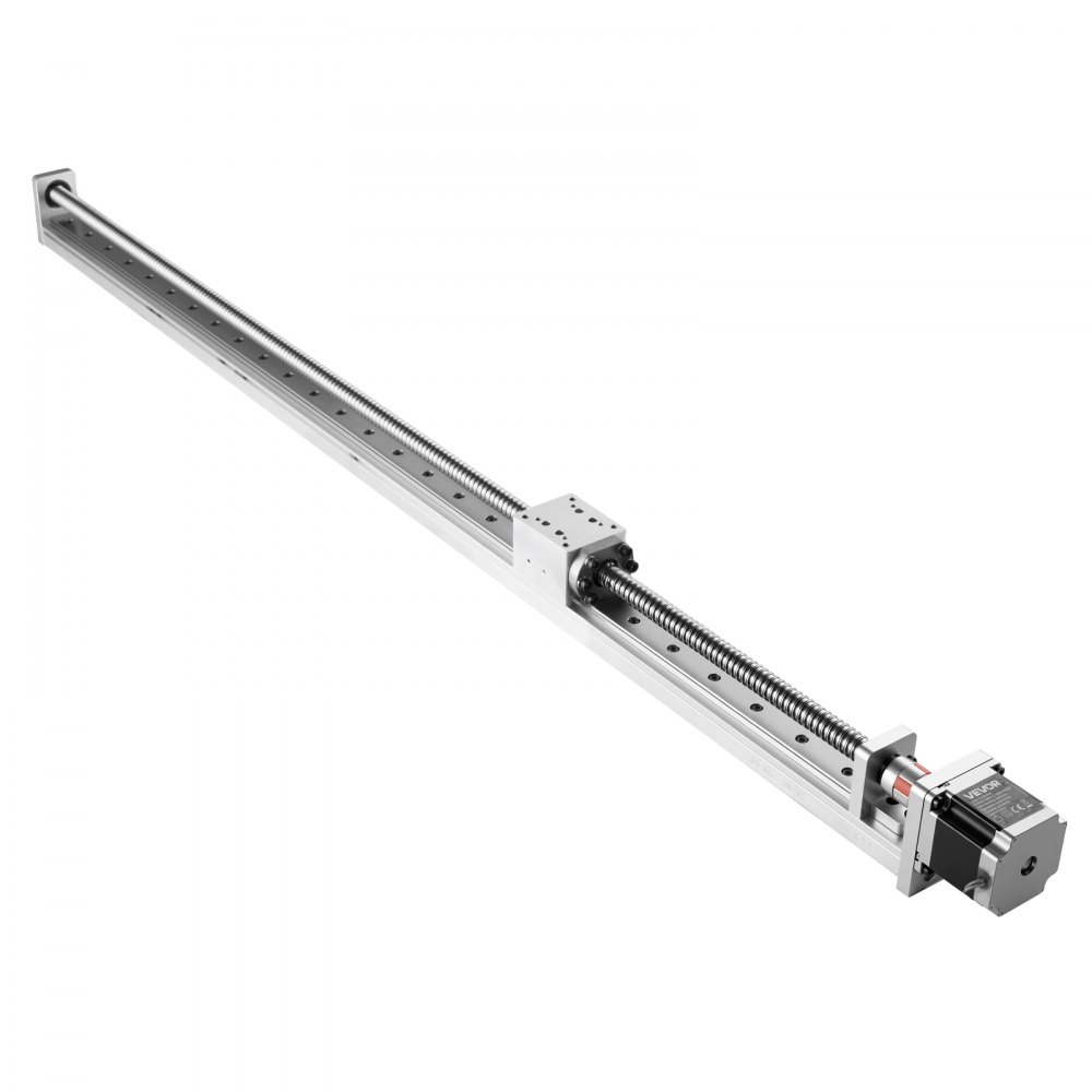 VEVOR Guía Lineal Carrera de 1000 mm, Actuador de Etapa de Guía Lineal CNC con Movimiento de Husillo de Bolas, Motor Paso a Paso NEMA 23 Motorizado, para Máquina de Grabado, Fresadora, Impresora 3D