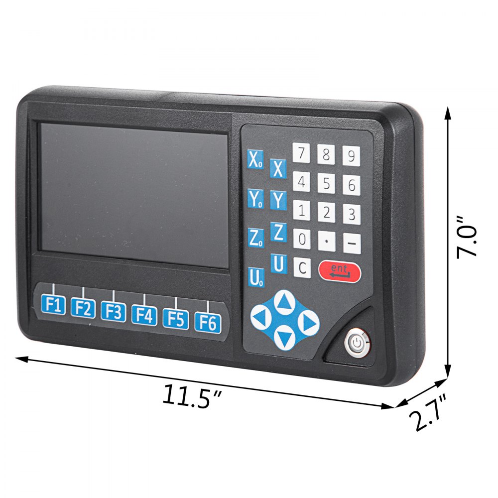 Vevor Lectura Digital De 4 Ejes 10 µm 290 X 195 X 55 Mm Con Pantalla Herramienta