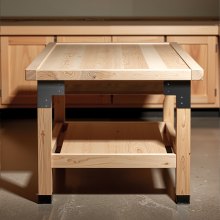 VEVOR Kit de 8 Soportes de Esquina para Banco de Trabajo 165 x 165 x 165 mm