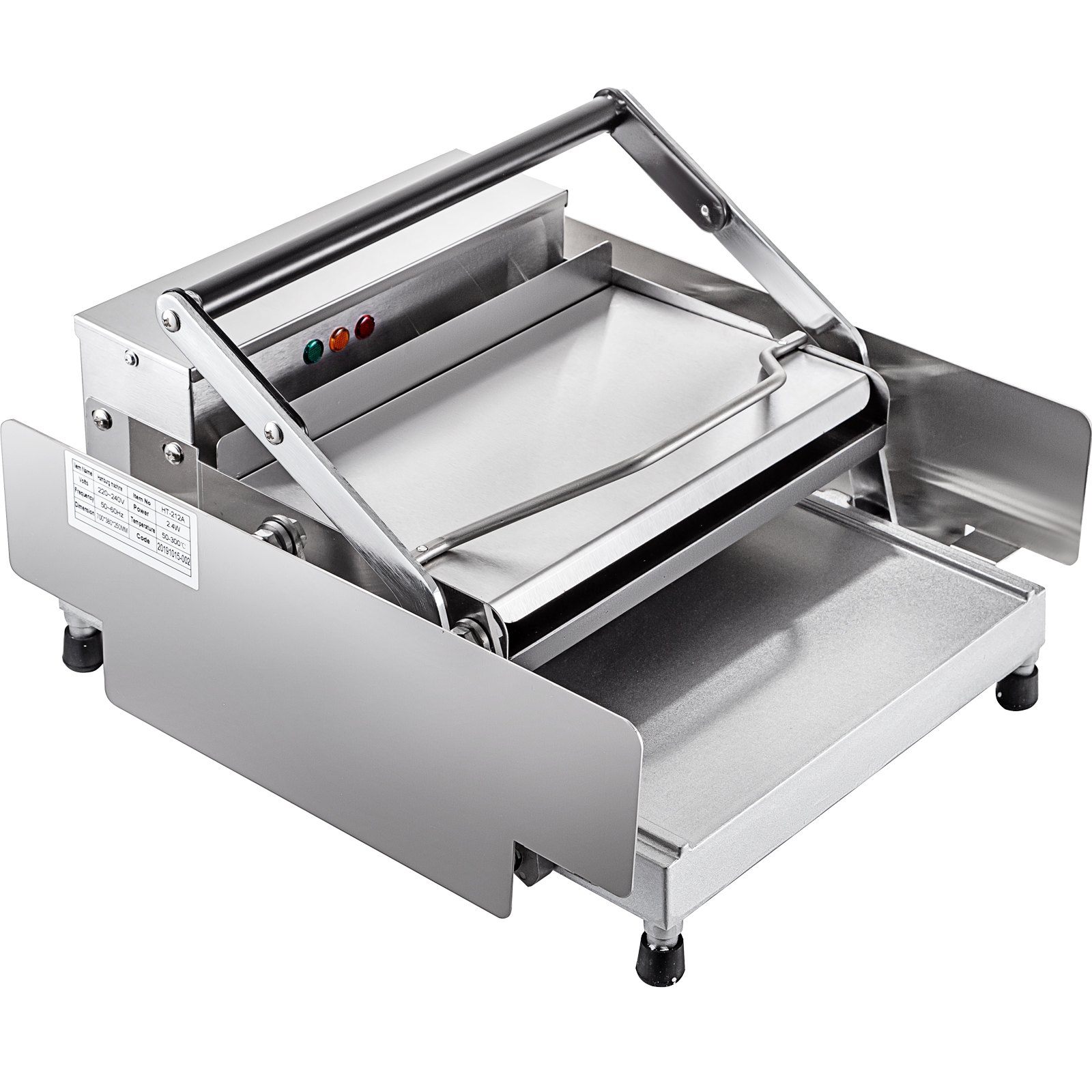 Tostador De Pan Y Hamburguesa Doble Placa, Máquina Para Hacer Hamburguesa 800 W