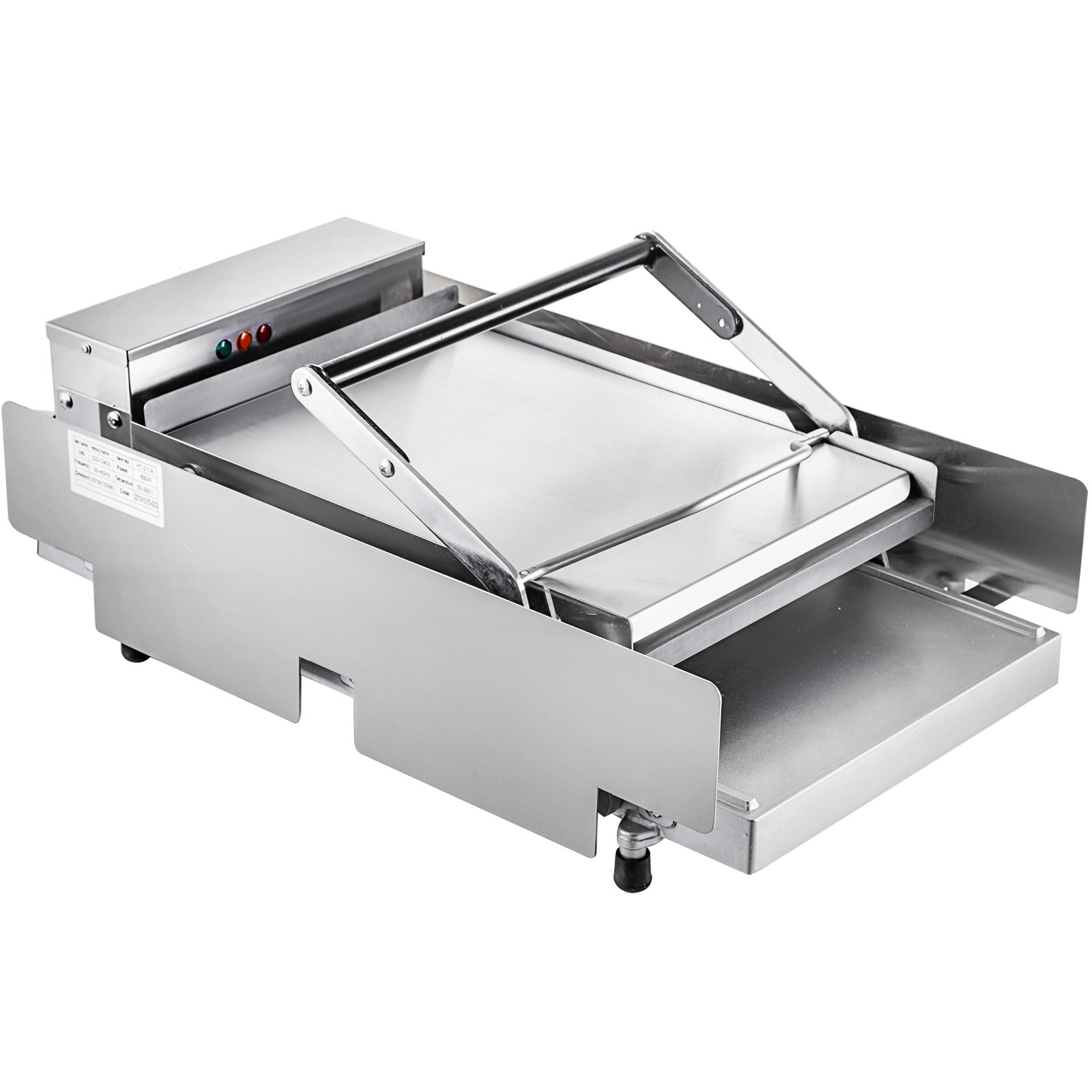 Tostador De Pan De Hamburguesa 2200w Comercial De Doble Placa 12 Hamburguesas