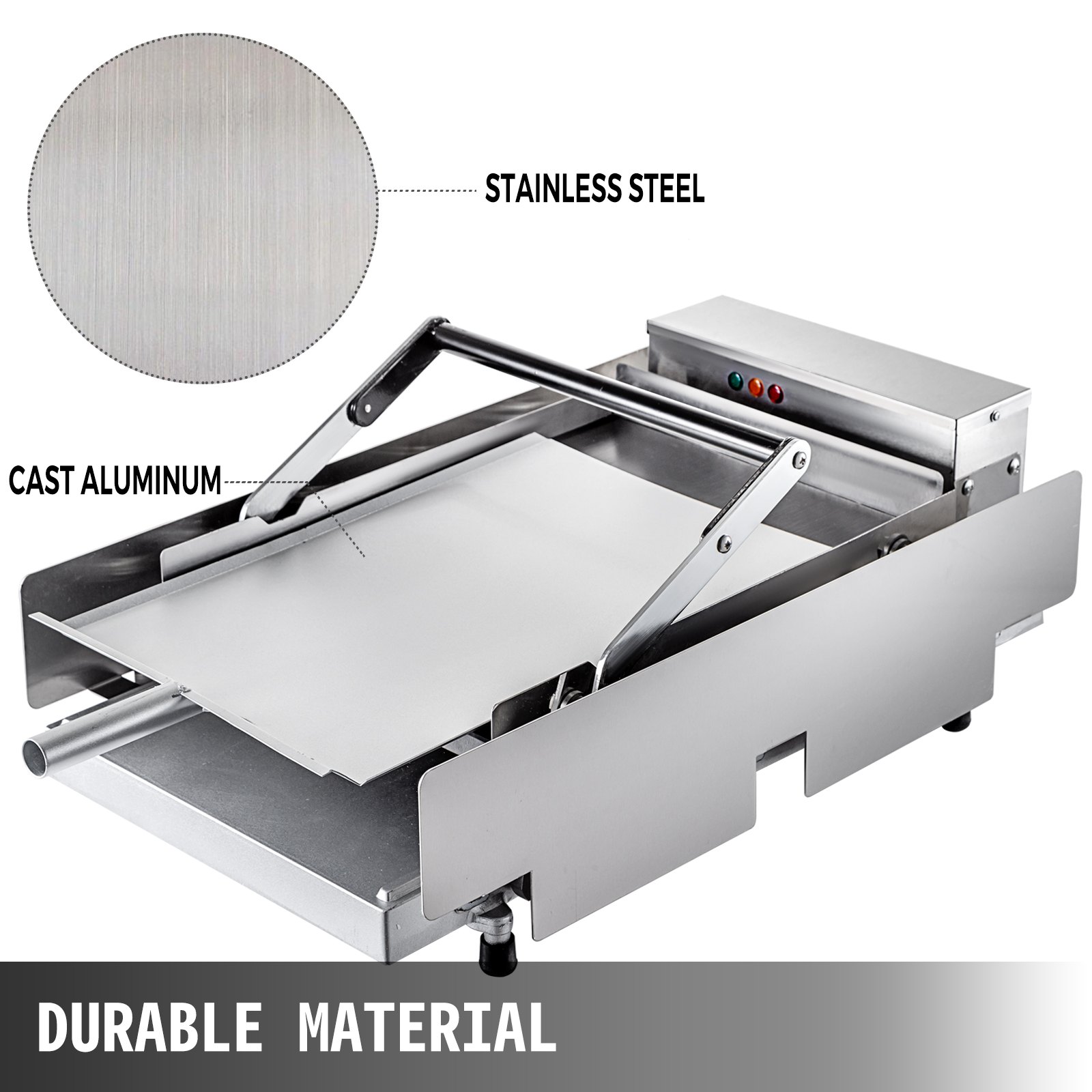 Tostador De Pan De Hamburguesa 2200w Comercial De Doble Placa 12 Hamburguesas
