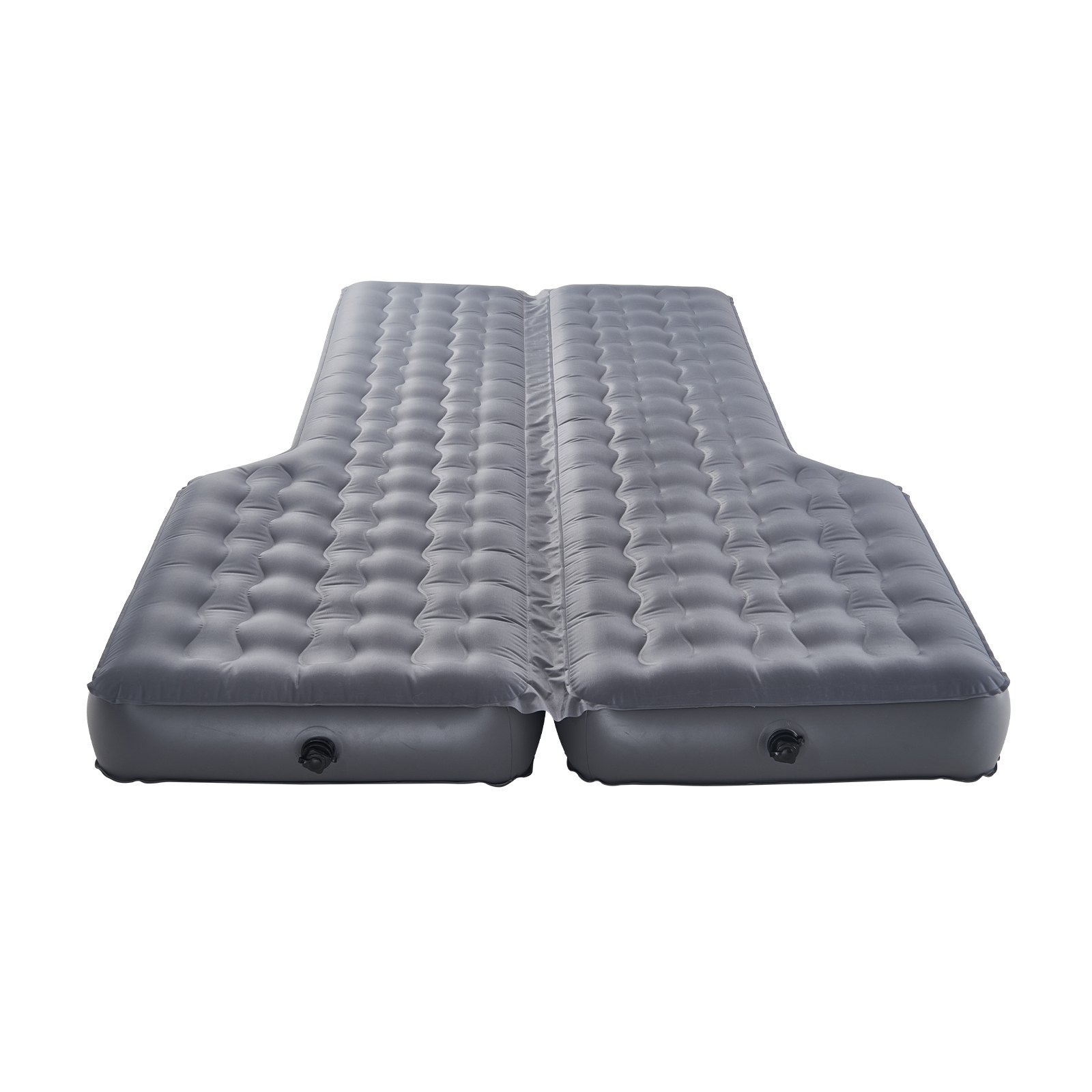 VEVOR Car Air Mattress, Inflatable Camping Mattress, Thickened Oxford Travel Bed, Portable Sleeping Mat with Air Pump, Nozzle & Carrying Bag, for Most SUVs, MPVs, and Sedans, Gray