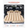VEVOR Colchón Inflable para Coche, Compatible con Tesla Model Y 2020-24, Hinchable y Grueso con Flocado, Colchoneta Portátil Duradera con Bomba Integrada, 2 Almohadas, Beige, 2135 x 1250 x 200 mm