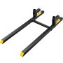 VEVOR pallet forks 1490x70x230mm, fork carriage 907kg load capacity, fork length 149cm with 109.2cm fork blade, adjustable forklift 495-915mm, forklift tines, front loader pallet frame