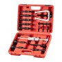 VEVOR Blind Hole Bearing Puller Set, 16-in-1 Inner Bearing Race and Seal Extractor Kit, 16 PCS Slide Hammer Pilot Insert Inner Internal Bearing Removal Tool Set with 10 Split Collets and Counterstay