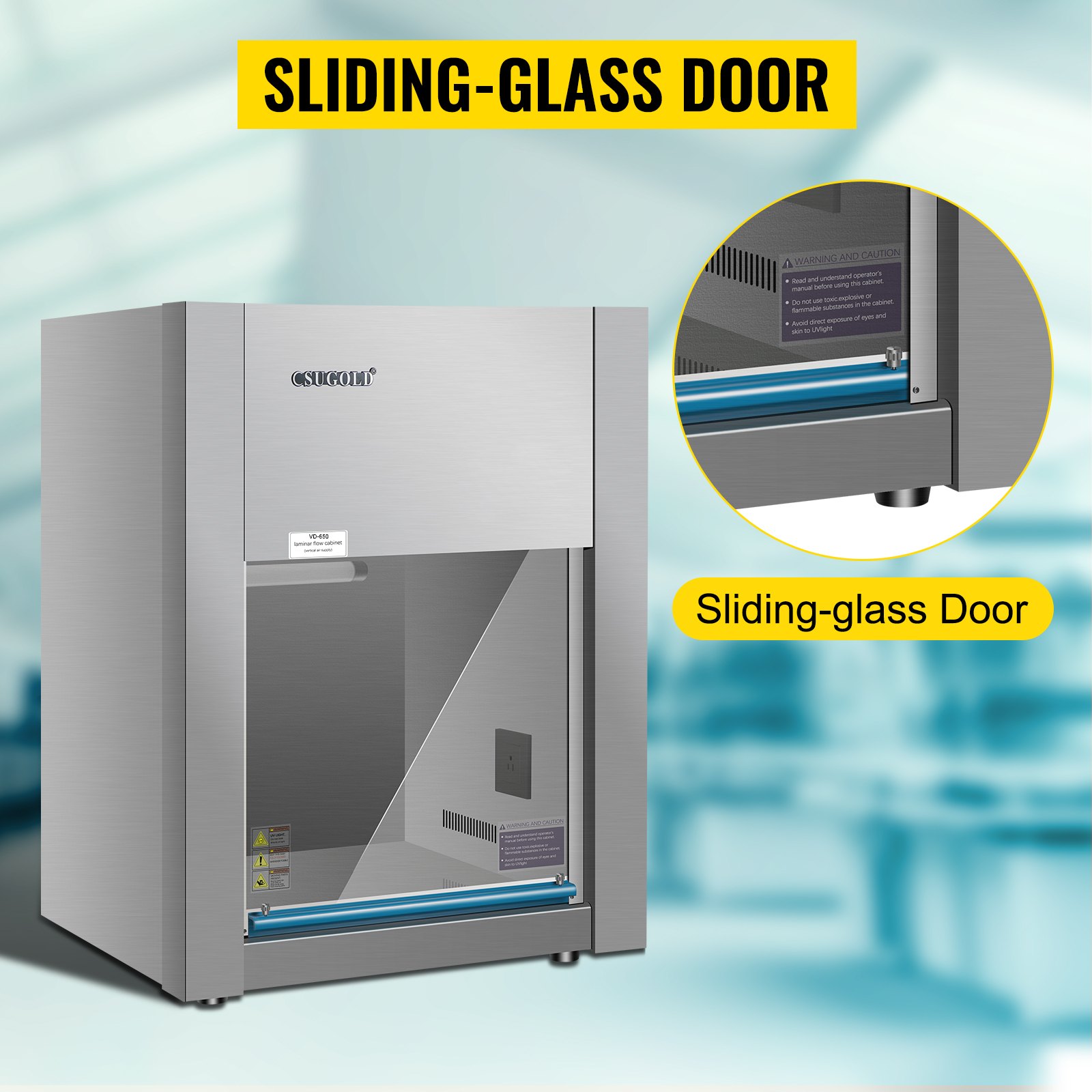 Flow Hood Workstation 2ft Wide Hd-650 Horizontal Laminar Flow Hood Air Flow