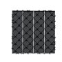 VEVOR Azulejos Entrelazados para Terraza, de Plástico, Resistentes al Agua, para Uso en Exteriores, para Todo Tipo de Climas, para Porches, Piscinas, Balcones, Gris Oscuro, 300 x 300 x 20 mm, 54 uds