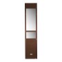 VEVOR Dog Door for Sliding Glass Door, 1927 mm to 2040 mm Adjustable Height, Aluminum Alloy Frame with Metal Rotating Hinges, Lock Design, 346 x 600 mm Flap, Sliding Glass Pet Door for Renters