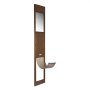 VEVOR Dog Door for Sliding Glass Door, 1927 mm to 2040 mm Adjustable Height, Aluminum Alloy Frame with Metal Rotating Hinges, Lock Design, 346 x 600 mm Flap, Sliding Glass Pet Door for Renters