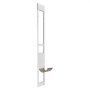 VEVOR Dog Door for Sliding Glass Door, 2311-2439 mm Adjustable Height, Aluminum Alloy Frame with Metal Rotating Hinges, Lock Design, 260.4 x 412.8 mm Flap, Sliding Glass Pet Door for Renters