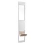 VEVOR Dog Door for Sliding Glass Door, 2311-2439 mm Adjustable Height, Aluminum Alloy Frame with Metal Rotating Hinges, Secure Lock Design, 346 x 600 mm Flap, Sliding Glass Pet Door for Renters