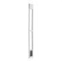 VEVOR Puerta Corrediza de Vidrio con Entrada para Perros, Altura Ajustable, Puerta para Mascota 20,6 x 13,3 cm, Compatible con Perros Pequeños, Marco de Aluminio, para Patio Balcón Terraza, Blanco