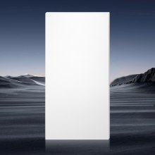VEVOR Lámina de Plástico HDPE 1 Pieza 610 x 1219 mm Grosor de 13 mm, Blanco