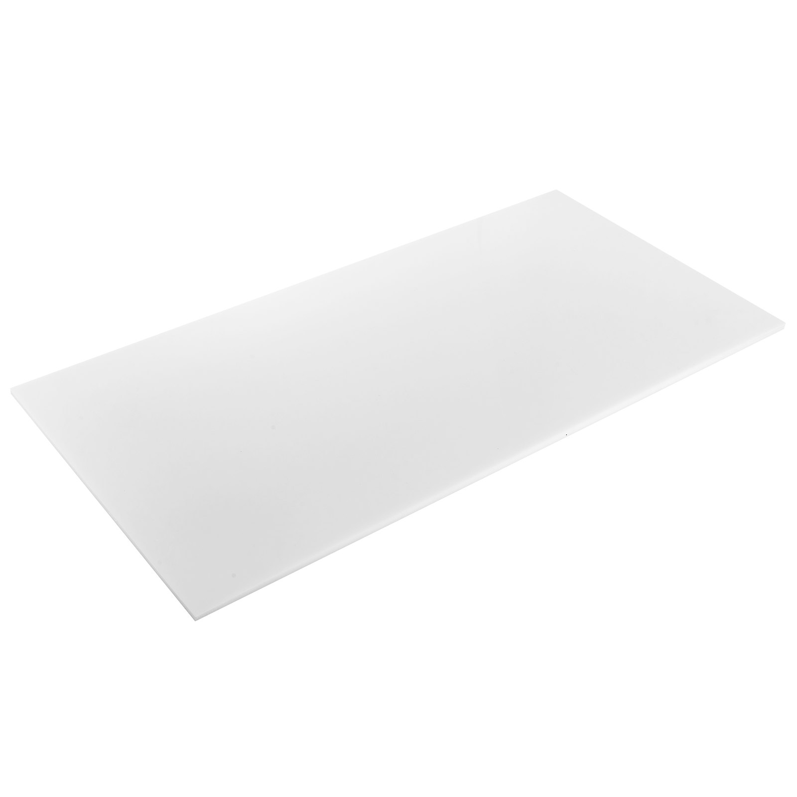 VEVOR HDPE plastic sheet, 1pc. High-density polyethylene sheet, 1219 x 610 mm, 13 mm thick, adaptable sheets, ideal for DIY projects, heavy industrial equipment, white