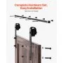 VEVOR Kit de Herrajes para Puerta Corrediza de Granero Acero al Carbono 1,83 m