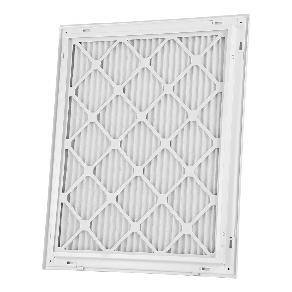 VEVOR ventilation grille 57.4x70.2x4cm, suitable for installation opening of 50x63 cm (W x H), filter included, wall-mounted exhaust grille, steel louvered grille.