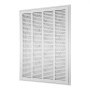 VEVOR Rejilla de Filtro de Aire de Retorno, Se Adapta a la Abertura del Conducto de 50 x 63 cm de Ancho, Filtro Incluido, para Pared, con Recubrimiento en Polvo, 57,4 x 70,2 x 4 cm, Duradero