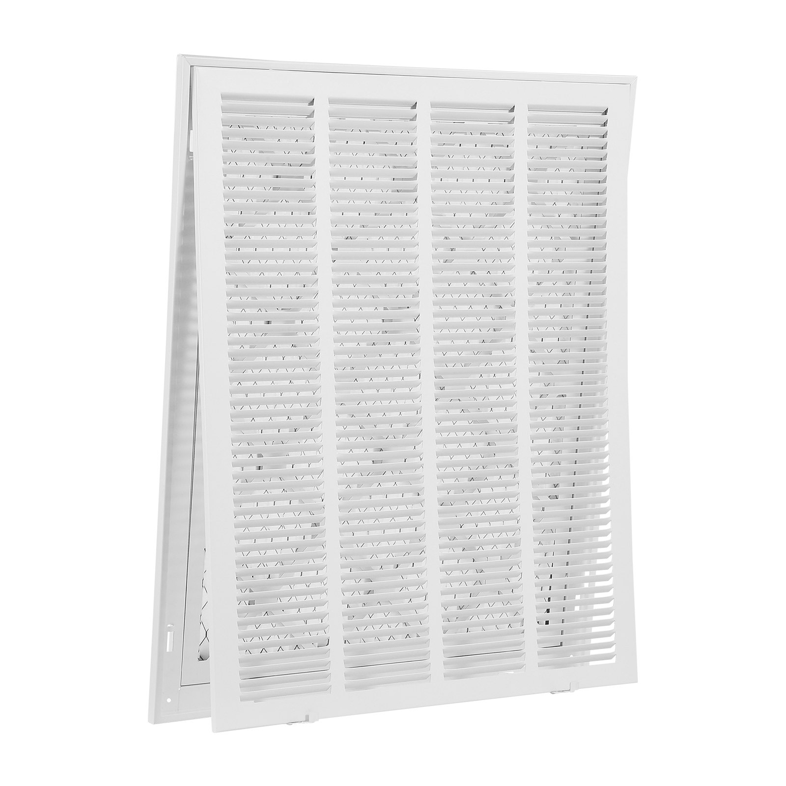 VEVOR Rejilla de Filtro de Aire de Retorno, Se Adapta a la Abertura del Conducto de 50 x 63 cm de Ancho, Filtro Incluido, para Pared, con Recubrimiento en Polvo, 57,4 x 70,2 x 4 cm, Duradero