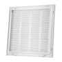 VEVOR ventilation grille, suitable for installation opening (50.5 x 50.5 cm), filter NOT included, wall-mounted exhaust grille, powder-coated steel return air grille