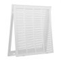 VEVOR ventilation grille, suitable for installation opening (50.5 x 50.5 cm), filter NOT included, wall-mounted exhaust grille, powder-coated steel return air grille