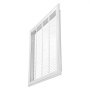 VEVOR ventilation grille, suitable for installation opening (50.5 x 50.5 cm), filter NOT included, wall-mounted exhaust grille, powder-coated steel return air grille