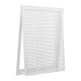 VEVOR ventilation grille, suitable for installation opening (50x63 cm), filter NOT included, wall-mounted exhaust grille, louvered grille, powder-coated steel return air grille
