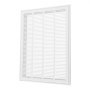 VEVOR ventilation grille, suitable for installation opening (50x63 cm), filter NOT included, wall-mounted exhaust grille, louvered grille, powder-coated steel return air grille