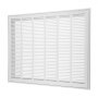 VEVOR ventilation grille 83x57.2x4 cm, suitable for installation opening of 75.5x50.5 cm, filter NOT included, exhaust grille for wall, return air grille made of steel