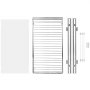 VEVOR Organizador Extraíble Debajo del Fregadero 310x533x85 mm Cesta Deslizante 1 Nivel de Acero Cromado Cajón Deslizante Carga de 13 kg Deslizamiento Suave, Tamaño de Instalación 340x563x185 mm
