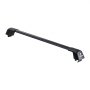 VEVOR Barras Transversales de Techo Portaequipajes de Aluminio Compatibles con Rieles Laterales ranurados sin espacio para Distancia Interior entre los Rieles 104-110 cm, Tamaño de Tubo 20-50 mm