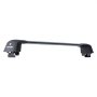 VEVOR Barras Transversales de Techo Portaequipajes de Aluminio Compatibles con Rieles Laterales ranurados sin espacio para Distancia Interior entre los Rieles 104-110 cm, Tamaño de Tubo 20-50 mm