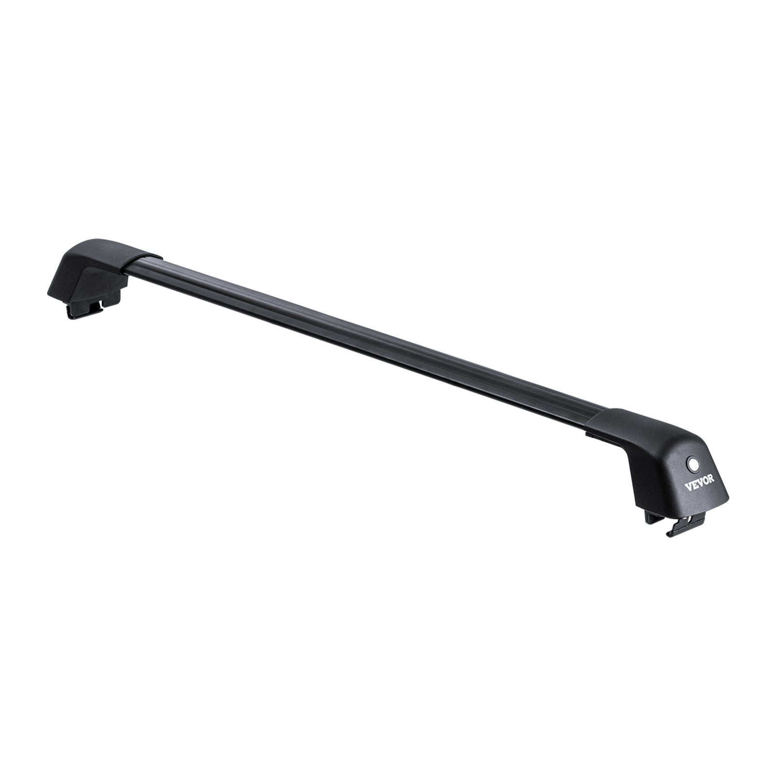 VEVOR Barras Transversales de Techo Portaequipajes de Aluminio Compatibles con Rieles Laterales ranurados sin espacio para Distancia Interior entre los Rieles 104-110 cm, Tamaño de Tubo 20-50 mm