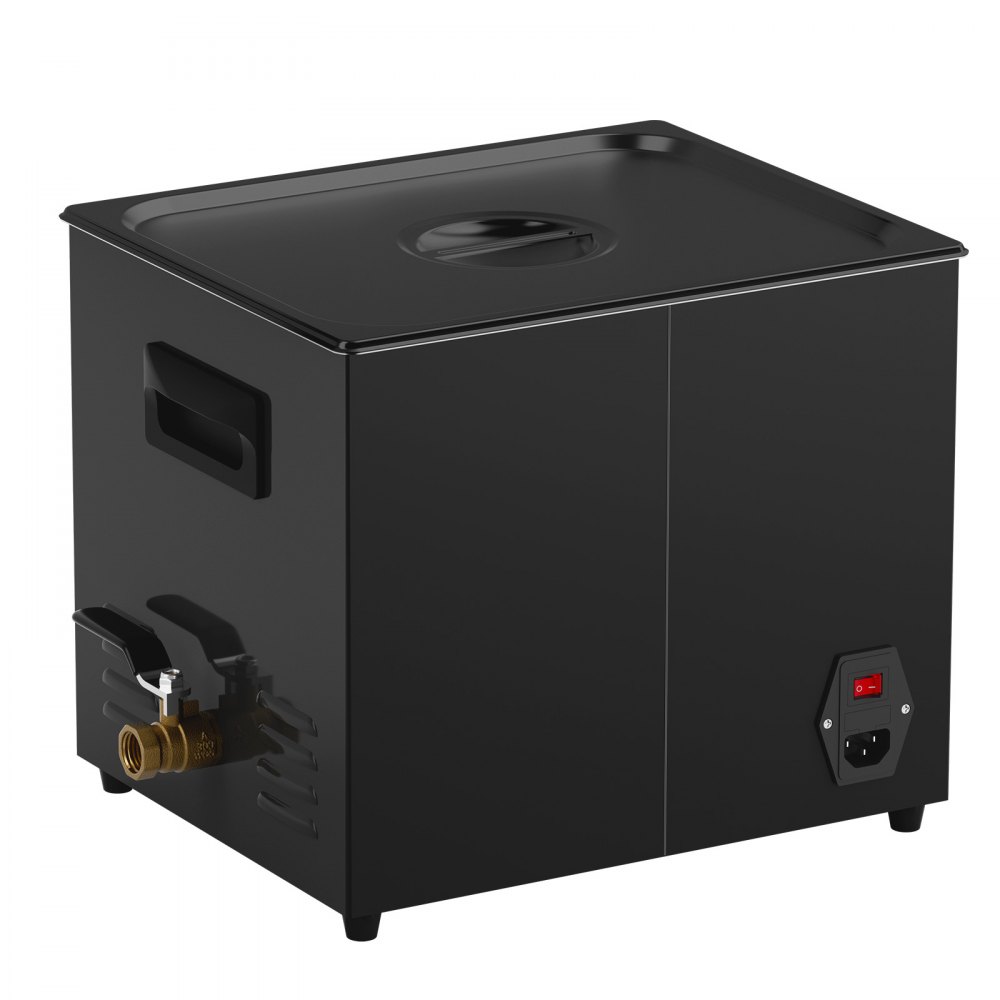 VEVOR 240 W Limpiador Ultrasónico, Máquina de Limpieza Ultrasónica Digital de 10 L con Modo Suave y Desgasificación Mejorada,  Calentador y Temporizador para Joyas, Herramientas, Retenedores