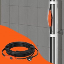 VEVOR Cable Calefactor para Tuberías 25m 23W/m Cinta Calefactora para Tuberías