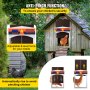 Puerta automática para gallinero VEVOR con función antipellizco para la seguridad del gallinero.