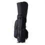 VEVOR Bolsa para carrito de golf con organizador de 14 vías en la parte superior, bolsa para carrito premium de 35 pulgadas con 11 bolsillos con soporte, bolsas de golf duraderas con asas y cubierta antipolvo y correa doble desmontable para hombres y mujeres, negro y blanco
