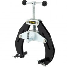 VEVOR Pared Montaje Techo Montaje Tubo Soporte 5,1 - 15,2 cm Tubería Ajustable Tuberías Fijación Accesorios Soporte de Tubería Ajustable Soportes de Tubería de Montaje en Pared Abrazadera