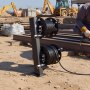 VEVOR Carrete de Cable de Soldadura Doble, Enrollador de Manguera de Acero para 45,7 m (50 mm²) y 38 m (70 mm²), con Pasador de Bloqueo para Camiones de Servicio, Mantenimiento de Flotas y Obras