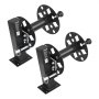 VEVOR 2PCS Heavy Duty Welding Cable Reels, Welding Cable Lead Reels for 45.7m (50 mm²) & 38m (70 mm²) Cable, Powder-Coated Steel Reel with Locking Pin for Service Trucks, Fleet Maintenance, Jobsites