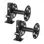 VEVOR 2PCS Heavy Duty Welding Cable Reels, Welding Cable Lead Reels for 45.7m (50 mm²) & 38m (70 mm²) Cable, Powder-Coated Steel Reel with Locking Pin for Service Trucks, Fleet Maintenance, Jobsites