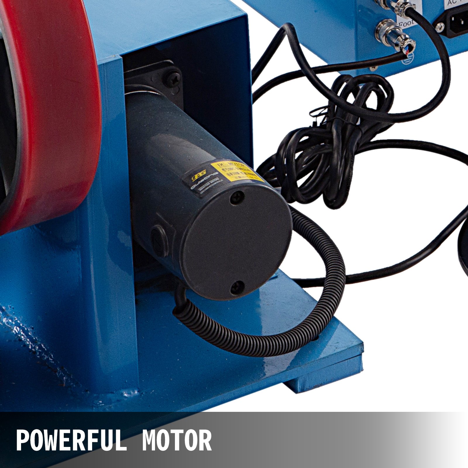 VEVOR Placa Giratoria de Soldadura, CA 220 V 50 Hz 1.000 kg Posicionador Rotativo de Soldadura, 0 - 2.000 r/min Rango de Diámetro 20 - 700 mm Posicionador de Mesa Giratoria para Tubos de Soldadura