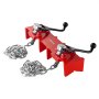 VEVOR Pipe Welding Vise, 12.7-203.2 mm Pipe Welding Clamp with Double Chains & Crank Handles, Heavy-Duty Cast Iron Welding Vise for a Variety of Pipes