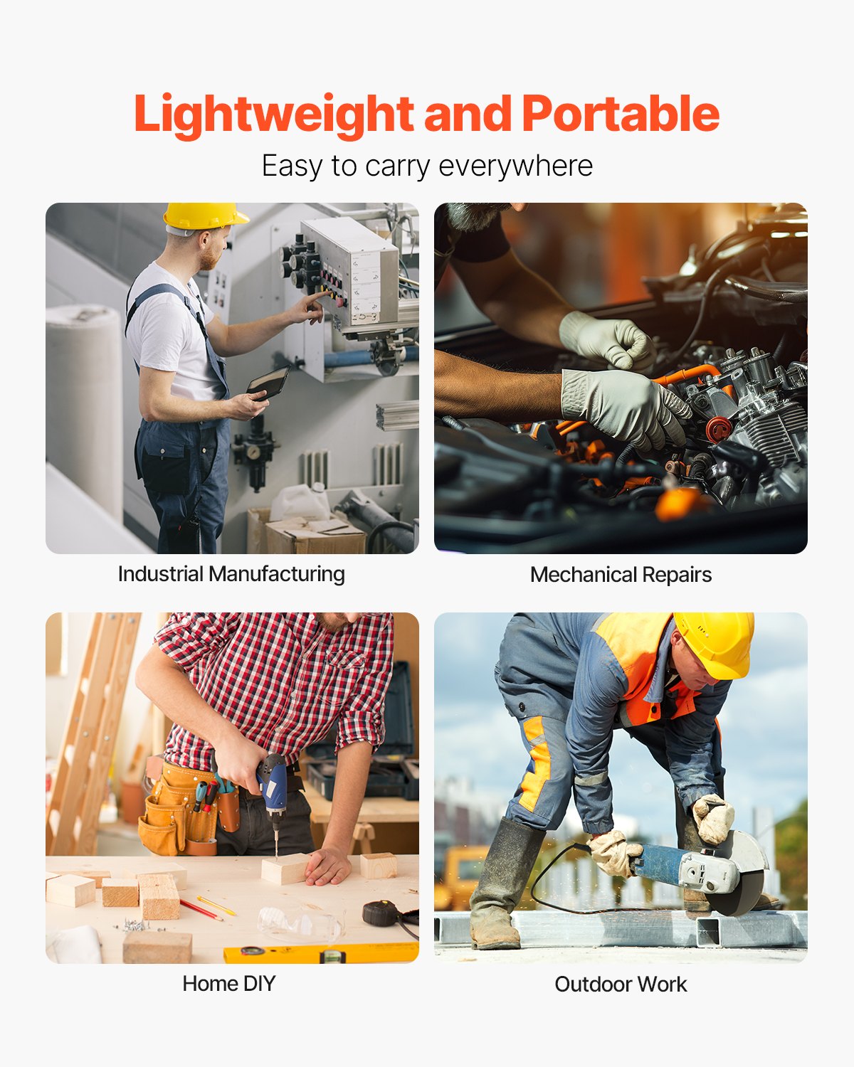 VEVOR Tornillo de Banco para Soldar Tuberías de Hierro Fundido de Alta Resistencia, Abrazadera para Soldar Tuberías de 1,27 a 20,32 cm con Cadenas Dobles y Manivelas, para Una Variedad de Tuberías